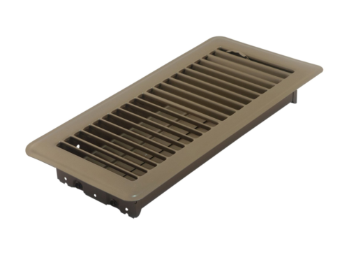 ABFRBR410 Floor Register with Louvered Design, 4-Inch x 10-Inch NEW