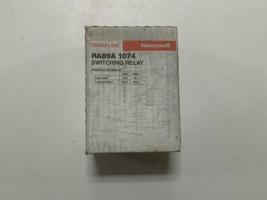 NEW Honeywell RA89A1074 Switching Relay 24V NOS