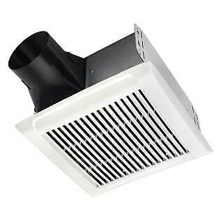 NuTone AN110 InVent Series 110 CFM 3 Sone Ceiling Mounted HVI Certified Bath Fan