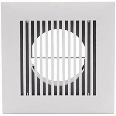 HG POWER 3 Inch Diameter Soffit Vent Adjustable Square Louver ABS Intake Grill -