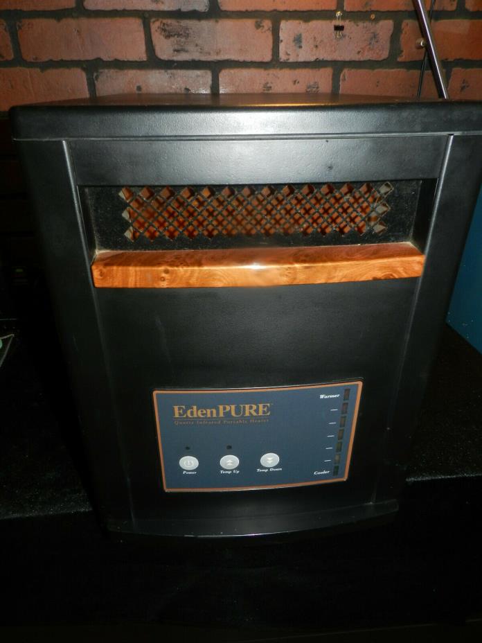 EdenPURE Quartz Infrared Portable Heater Model 1000XL 1500watt On Wheels