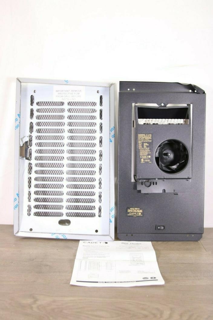 Cadet RBF 1000 Watt 120 Volt In-Wall Fan-Forced Electric Wall Heater