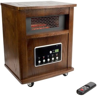 American Comfort 4-Element Infrared Heater Espresso