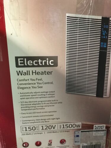 Fahrenheat Smart Series 13-3/4 in. x 19-1/2 in. 1,500-Watt Wall Heater ... C5