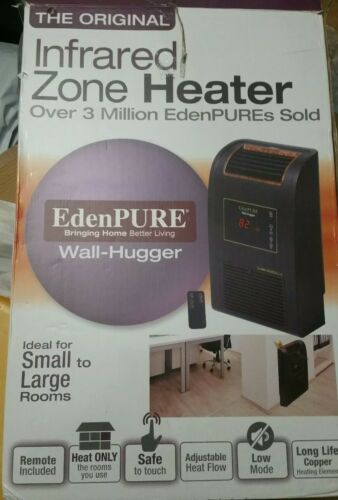 The Original EdenPURE Wall Hugger Infrared Zone Heater w/ Remote - BRAND NEW