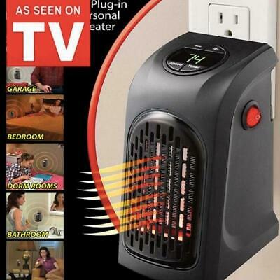 Electric Wall Heater Mini Portable Plug-in Personal Space Warmer for Indoor Heat