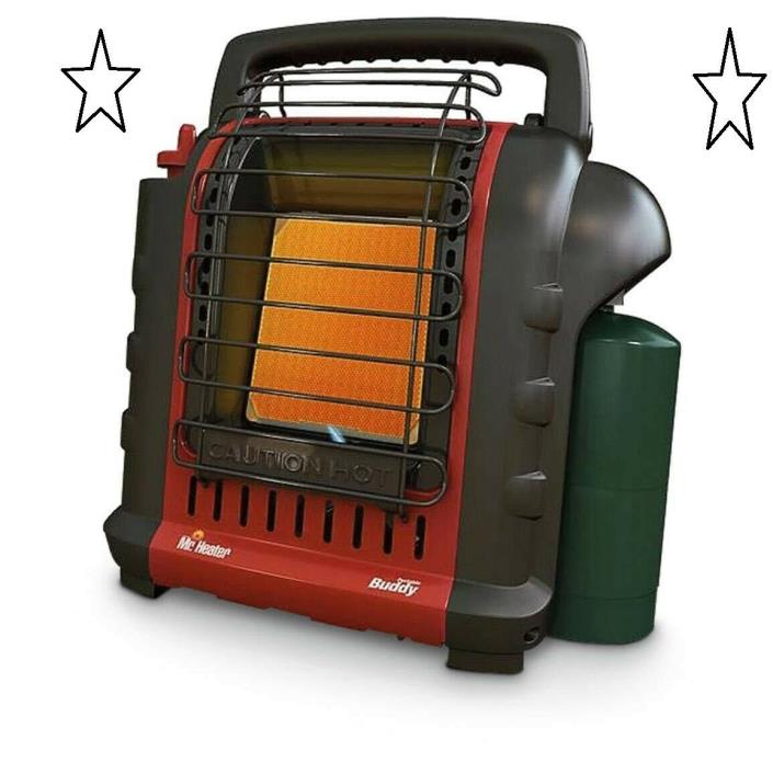 Mr. Heater F232000 MH9BX Buddy 4,0009,000BTU IndoorSafe Portable Radiant Heater