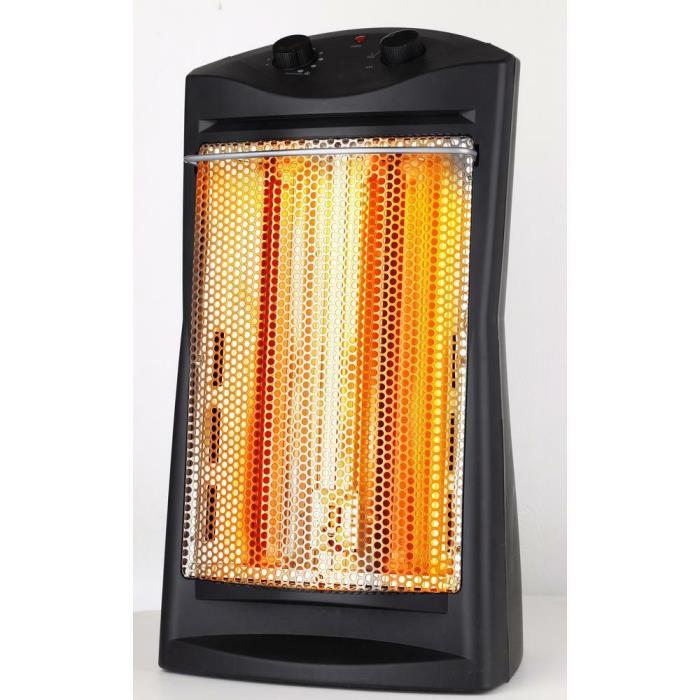 Sai DF1511-A 1,500-Watt infrared Quartz Tower Heater, Black