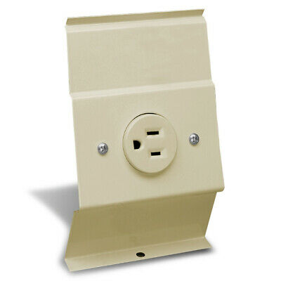 Cadet BRF12A Baseboard Integral Receptacle Kit from the Cadet F Series - Almond