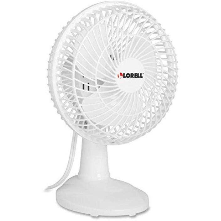 Lorell Desk Fan (White) - Heating, Cooling & Air Quality