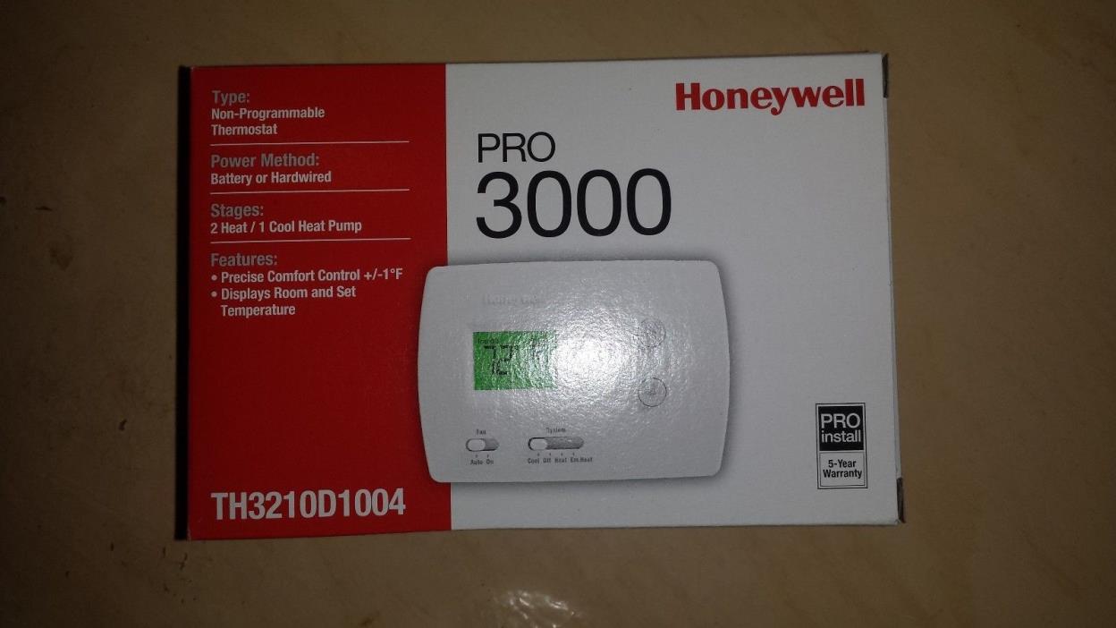 Quanity (12) Honeywell Pro 3000 TH3210D1004  Non-Programmable Digital Thermostat