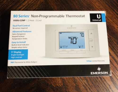 Emerson Non-Programmable Thermostat 1F85U-22NP 5