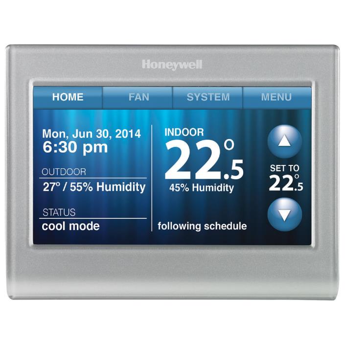 Honeywell Wi-Fi Smart Thermostat Custom Color Display - RTH9580 - Factory Sealed