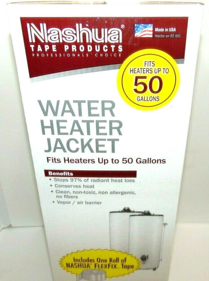 Nashua Hot Water Heater Insulation Kit For Heaters Up To 50 Gallons BRAND NEW!
