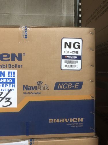 Navien Indoor Condensingn  Gas Combination Boiler NCB-240E Heat Hot Water Nat/lp