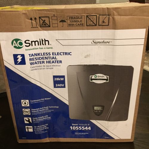 AO Smith Tankless Electric Residential Water Heater. 1055544. Brand NEW!!!