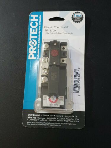 Protech SP11700 Electric 120 VOLT THERMOSTAT FOR ELEMENT ELECTRIC WATER HEATER