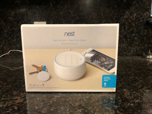 New Nest Secure Alarm System with Cam Indoor 1080p Security Camera BEC140-US