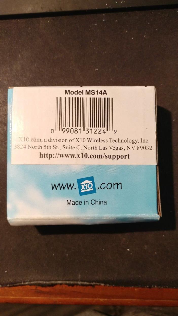Brand New in Box Wireless X10 EagleEye Motion Sensor (Outdoor) - MS14A