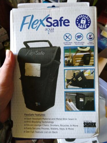 New AquaVault Flexible Safe Portable Travel Safe Lock Phone Summer flexsafe