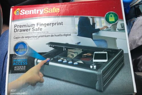 BRAND NEW!  Sentry Safe BDS1 Biometric Access Premium Fingerprint Drawer Safe