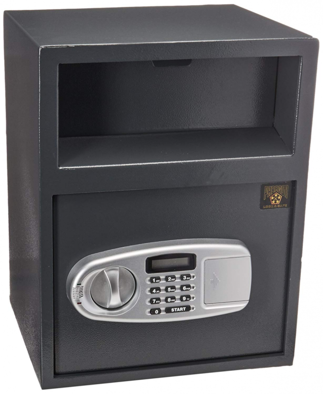 7925 Paragon Lock & Safe Digital Depository Front Load Cash Vault Drop Box