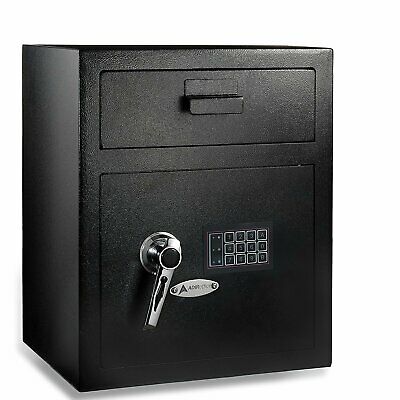 AdirOffice Digital Depository Safe - Front Loading - Digital Keypad Lock - Lo...
