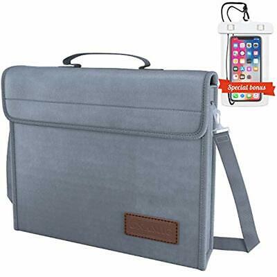 Fireproof Bag For Document And Money With Zipper - Large Capacity Resistant Safe