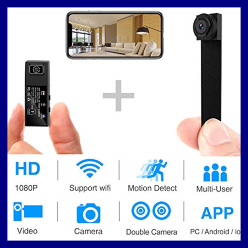 Hidden Spy Camera 1080P Wifi Mini Portable Wireless Security Cameras Video Recor