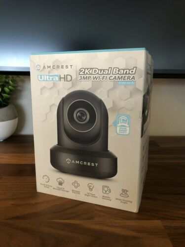 Amcrest UltraHD 2k Home security & Baby monitor camera & Samsung 32 GB MicroSD