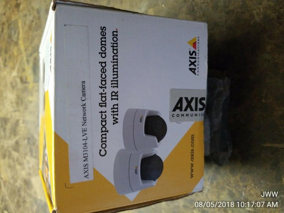 AXIS WIFI IP Security Camera-POE-M3104-IR-Internal Memory-(Open Box Return)