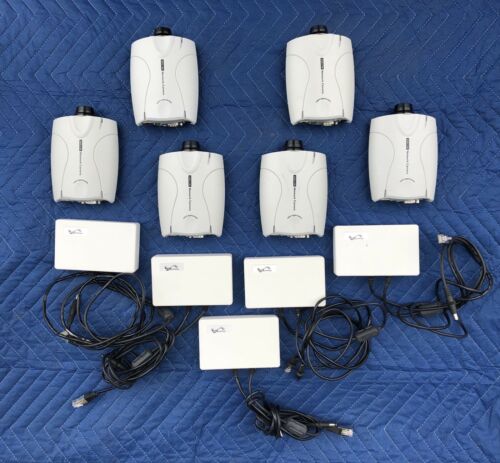 LOT OF (6) AXIS 2100 NETWORK CAMERAS & (5) POWERDSINE SPLITTERS