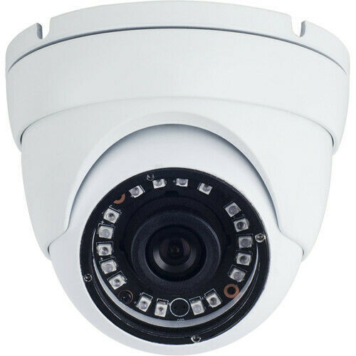 4 in 1 High Definition Over Coax, 720p 1mp Dome Security Camera (WHITE)