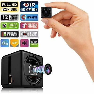 Lilexo Mini Hidden Spy Camera - 1080P Security HD Cop Small Action With Night