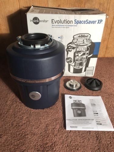 Insinkerator Evolution Spacesaver XP Garbage Disposal 3/4 HP Main Unit Only New