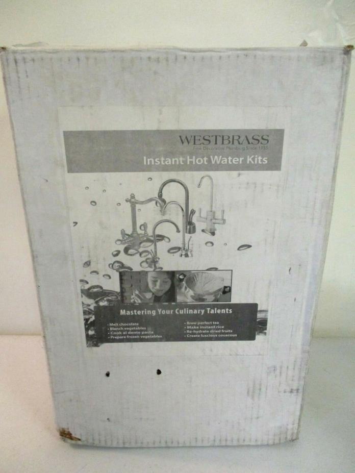 WESTBRASS D271H-07 Velosah Hot Water Dispenser Faucet And Tank in Satin Nickel =