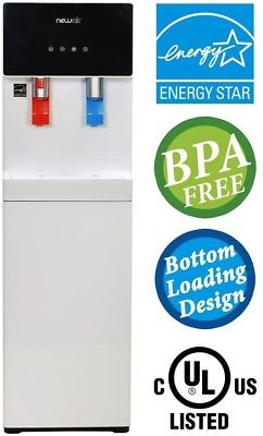 NewAir Bottom Loading Water Dispenser Hot Cold Drink Pure Spring BPA Free Cooler