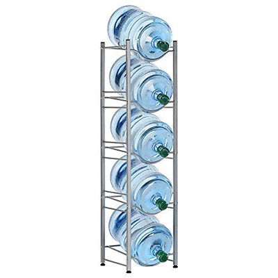 LIANTRAL Water Cooler Jug Rack, 5 Gallon Water Bottle Storage Rack Detachable