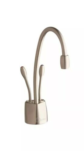 InSinkErator Indulge Contemporary Hot/Cool Kitchen Sink Faucet, Satin Nickel