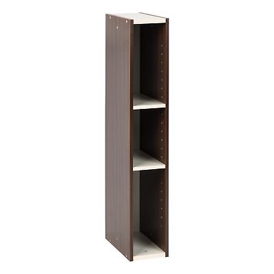 IRIS USA UB-9015 Slim Space Saving Shelf with Adjustable Shelves 6 x 34
