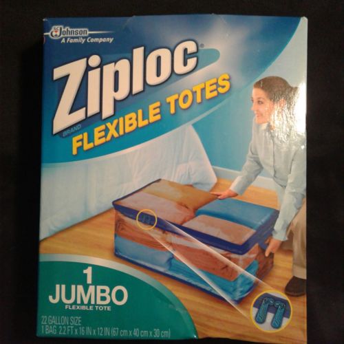 Ziploc Flexible Totes Jumbo (1 Bag 22 Gallons)