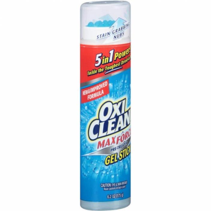 OxiClean Gel Stick Dry Grease Oil Grass Blood Stain Remover for Clothes Laundry