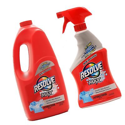 Resolve Max (Spray 'N Wash) Trigger & Refill Mega Value Pack, 22 fl.oz Trigge...