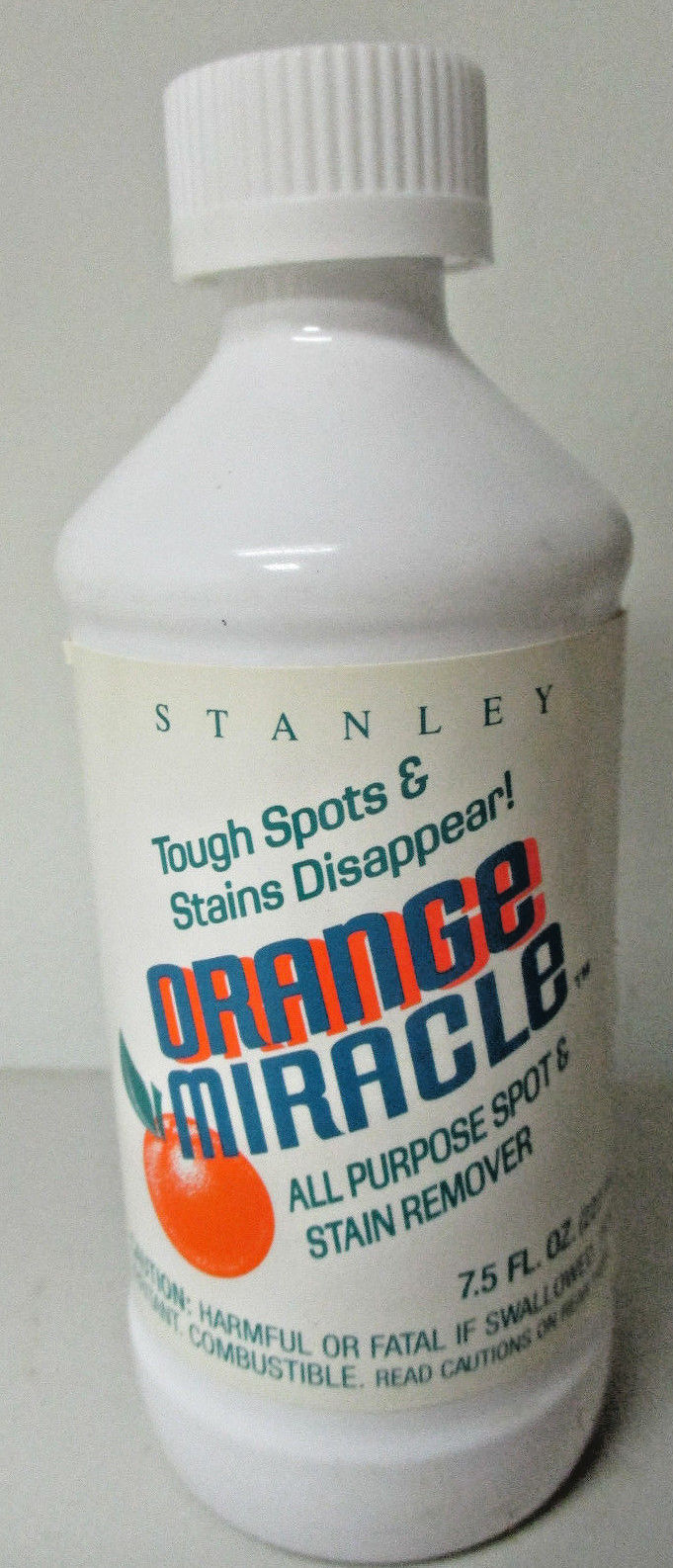 NOS Stanley Home Products Orange Miracle All Purpose spot & Stain Remover 7.5 oz