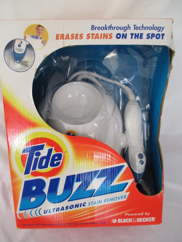 NIB Black And Decker Tide Buzz Stain Remover Ultra Sonic