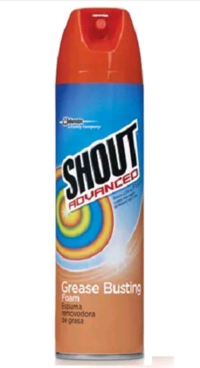 Shout Grease Busting Foam Advanced Stain Remover