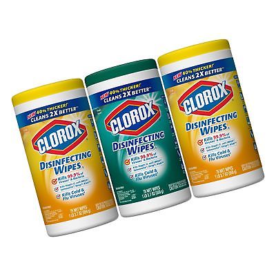 Clorox Disinfecting Wipes, (225 ct Value Pack), Crisp Lemon and Fresh Scent -...