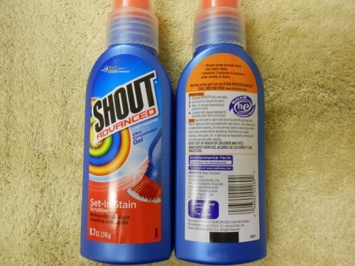 Shout Advanced Ultra Concentrated Stain Removing Gel, 8.7 Oz (Pack of 5)