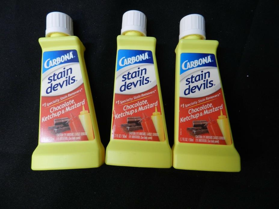 Carbona Stain Devils 1.7 fl oz each - #2 CHOCOLATE, KETCHUP & MUSTARD Remover