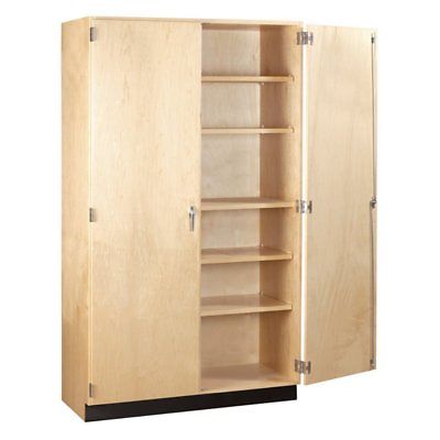 Diversified Woodcrafts General Double Door Storage Cabinet, Maple